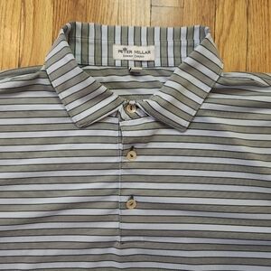 Peter Millar Trump National Mens Summer Comfort Golf Polo Shirt Size L